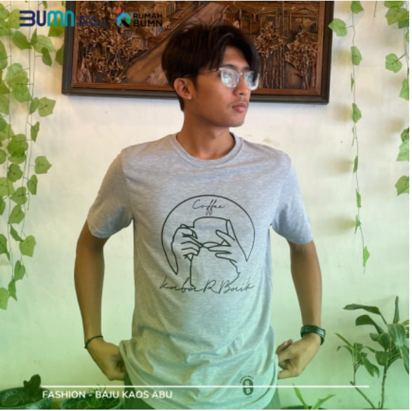 Baju Kaos Abu